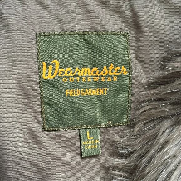 Wearmaster by Madewell faux fur vest J. Crew Mob Wife Wives sz L Sleeveless - Picture 2 of 7